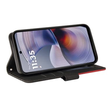 KT Lommebok-deksel til Motorola Moto G55 - Svart