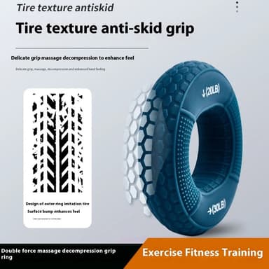 Håndgrepsforsterker Underarm Finger Håndleddmuskeltrener - 40-50LB/blå