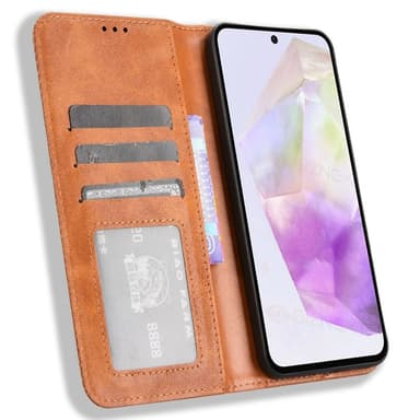 Til Samsung Galaxy A56 5G Lommebok-deksel - Brun