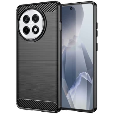 Telefonveske TPU Shell Bakdeksel Carbon OnePlus 13R - Svart