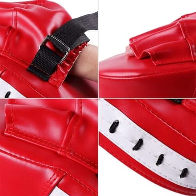 WOSWEIR 2stk Boksing Karate Taekwondo Muay Thai Mitsar Utstyr Midsar Pads
