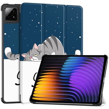 Slim Fit Dekselveske Til Xiaomi Pad 7 Auto Wake/Sleep - Katt