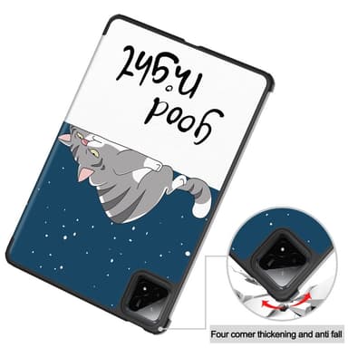 Slim Fit Dekselveske Til Xiaomi Pad 7 Auto Wake/Sleep - Katt