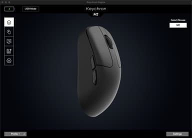Keychron M2 trådløs gamingmus