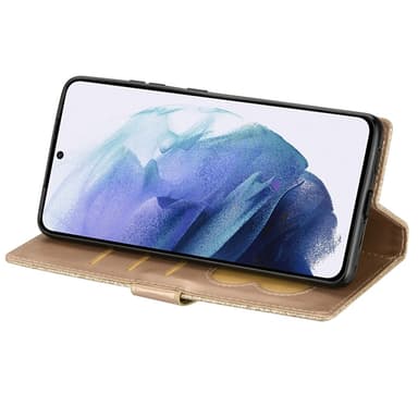 For Samsung Galaxy S25 Ultra Stående Glitterdeksel med Glidelåslomme