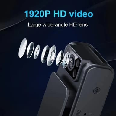 L8+ WiFi HD 1080P Minikamera Bakklipp Bodycam Stemme- og lydopptaker