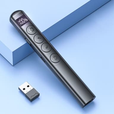 Trådløs ekstern laserpeker Powerpoint Office Presentasjonsside Turning Clicker