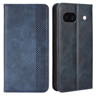 Til Google Pixel 8a Lommebok-deksel Eksklusiv - Blå