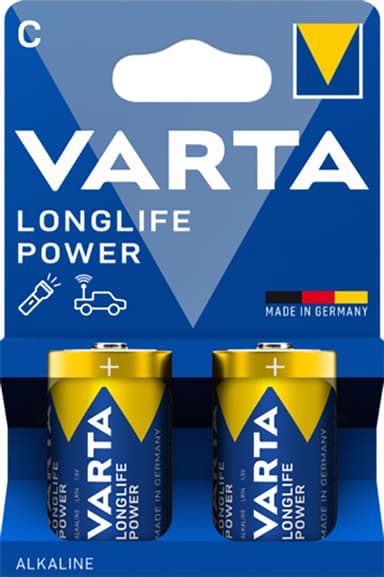 Varta Longlife Power C-batterier (2-pk)