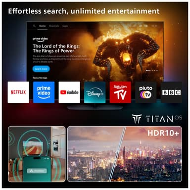 Philips 43” PUS7800 4K QLED Smart TV (2025)
