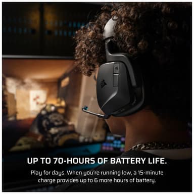 Corsair Void v2 trådløst gaming-headset (karbon)
