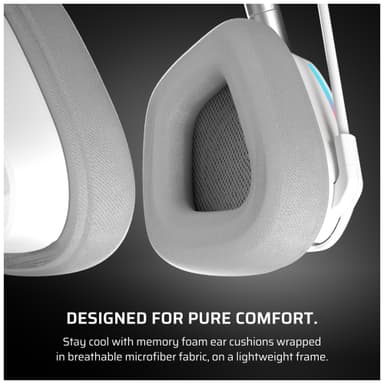 Corsair Void v2 trådløst gaming-headset (hvit)