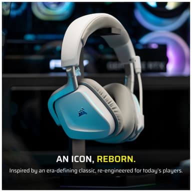 Corsair Void v2 trådløst gaming-headset (hvit)