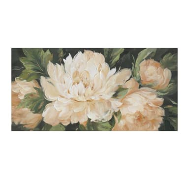 Oljemaleri 60x120cm, blomstrende blomster