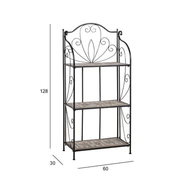 Hylle MOSAIKK 60x30xH128cm