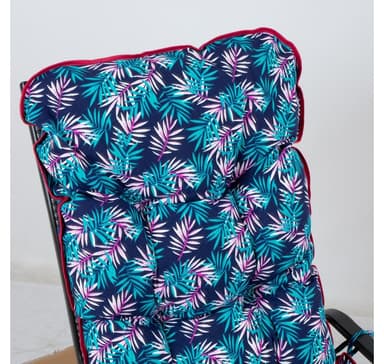 Pute til stol BADEN-SOMMER 48x165cm, blader