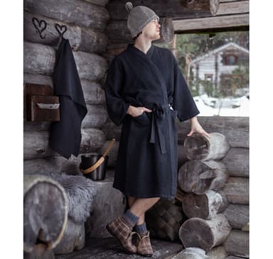 Badekåpe RENTO GRÅ, S/M
