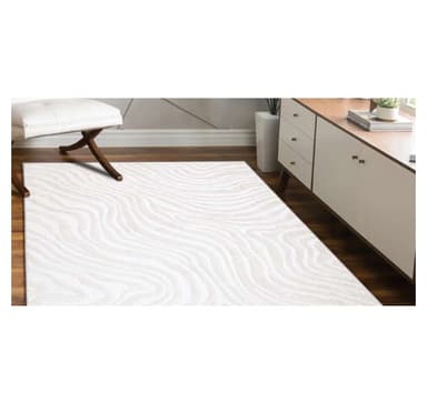 Teppe FAYETTE-3, 133x190cm, hvit
