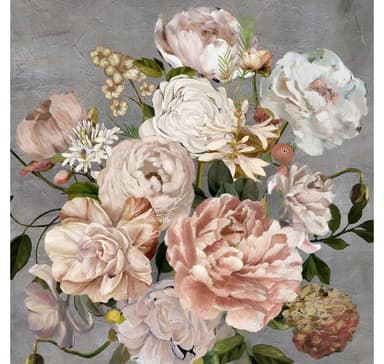 Oljemaleri 100x100cm, blomster