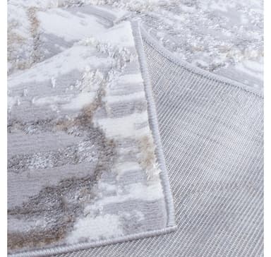 Teppe SALAMANCA-3, 160x230cm, sølv/hvit
