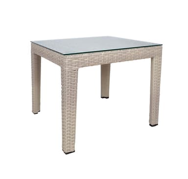 Sidebord WIKER 50x50xH45cm, beige