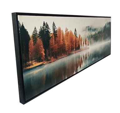 Veggkunst WALLY 50x140cm, høst og tåke