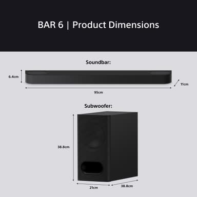 Sony Bravia Theatre Bar 6E 3.1.2ch lydplanke
