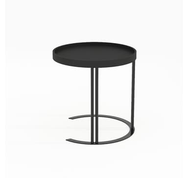Sidebord KEIRA D50xH50cm, sort