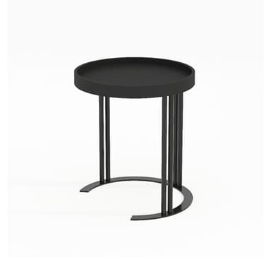 Sidebord KEIRA D40xH45cm, sort
