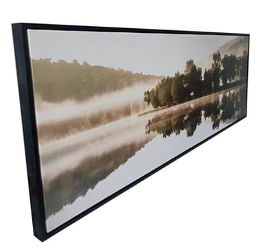 Veggkunst WALLY 50x140cm, tåke på sjøen