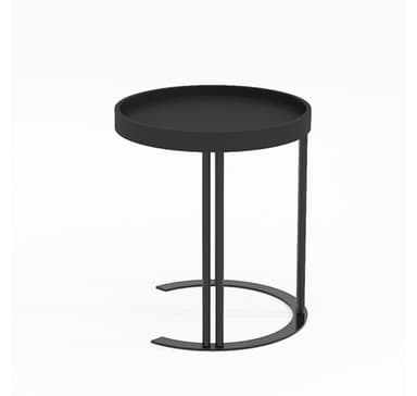 Sidebord KEIRA D40xH45cm, sort