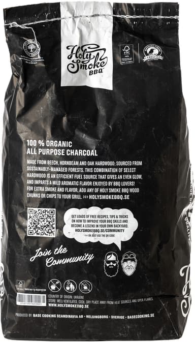 Holy Smoke European trekull HSBBQ-2.5-CARB-FSC (2.5kg)