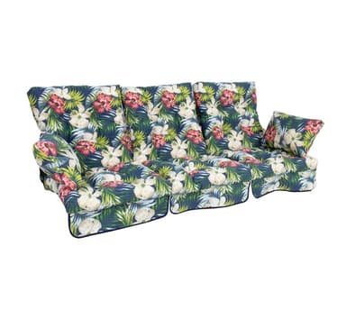 Putehusker ROMA 108x56x10cm, mørk floral, 3stk