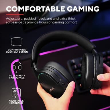 Trust GXT491 Fayzo trådløst gamingheadset