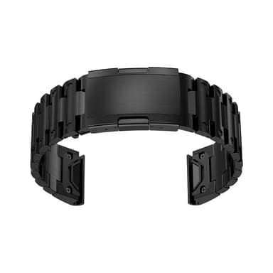Titanium klokkerem for Garmin klokker Sort 26 mm