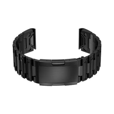 Titanium klokkerem for Garmin klokker Sort 26 mm