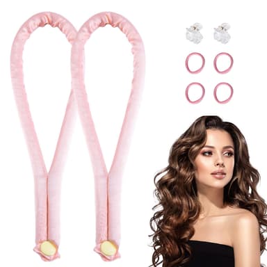 Heatless Curling Rod Sett - Rosa