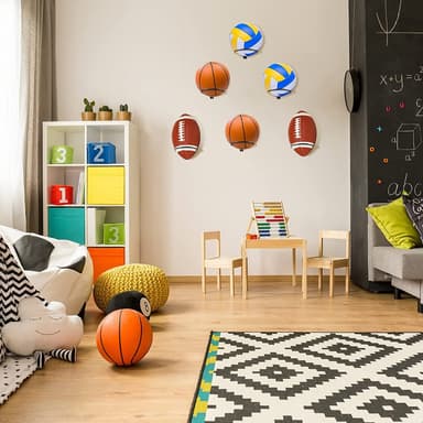 Veggmontert ballholder / Balloppbevaring for basketball og fotball