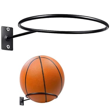 Veggmontert ballholder / Balloppbevaring for basketball og fotball