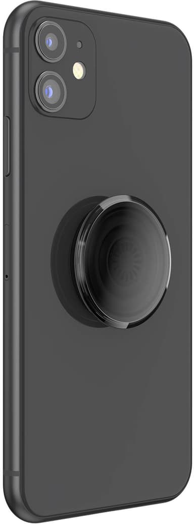 Popsockets mobiltelefongrep (gjennomskinnelig sort)