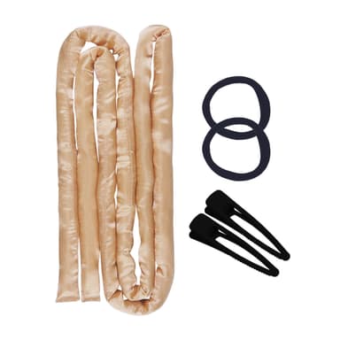 Hårruller for varmefri hårkrølling Beige