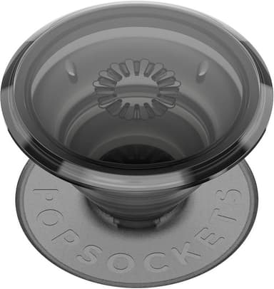 Popsockets mobiltelefongrep (gjennomskinnelig sort)