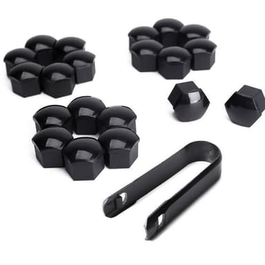 Hjulmutterhette med fjerningsverktøy, 20-pak 21 mm
