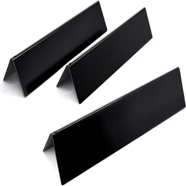 3-Pack grillvarmeplater for Weber Spirit 200 Series - Svart