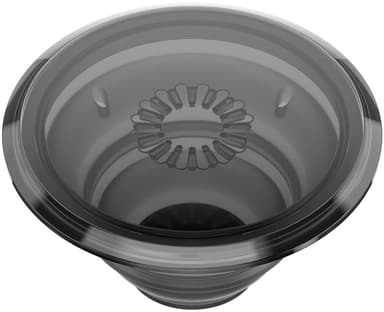 Popsockets mobiltelefongrep (gjennomskinnelig sort)