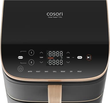 Cosori Turbo Tower Pro air fryer KAAPAFCSSEU0246Y (black)
