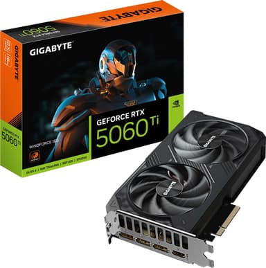 Gigabyte GeForce RTX 5060 Ti WINDFORCE 16G grafikkort