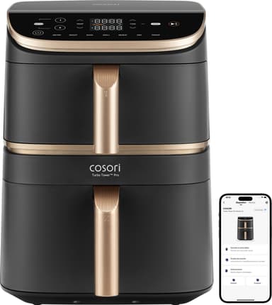 Cosori Turbo Tower Pro air fryer KAAPAFCSSEU0246Y (black)