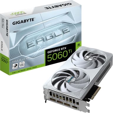 Gigabyte GeForce RTX 5060 Ti EAGLE OC ICE 16G grafikkort
