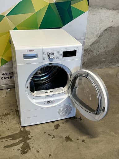 Bosch varmepumpetørketrommel WTW875M8SN - brukt